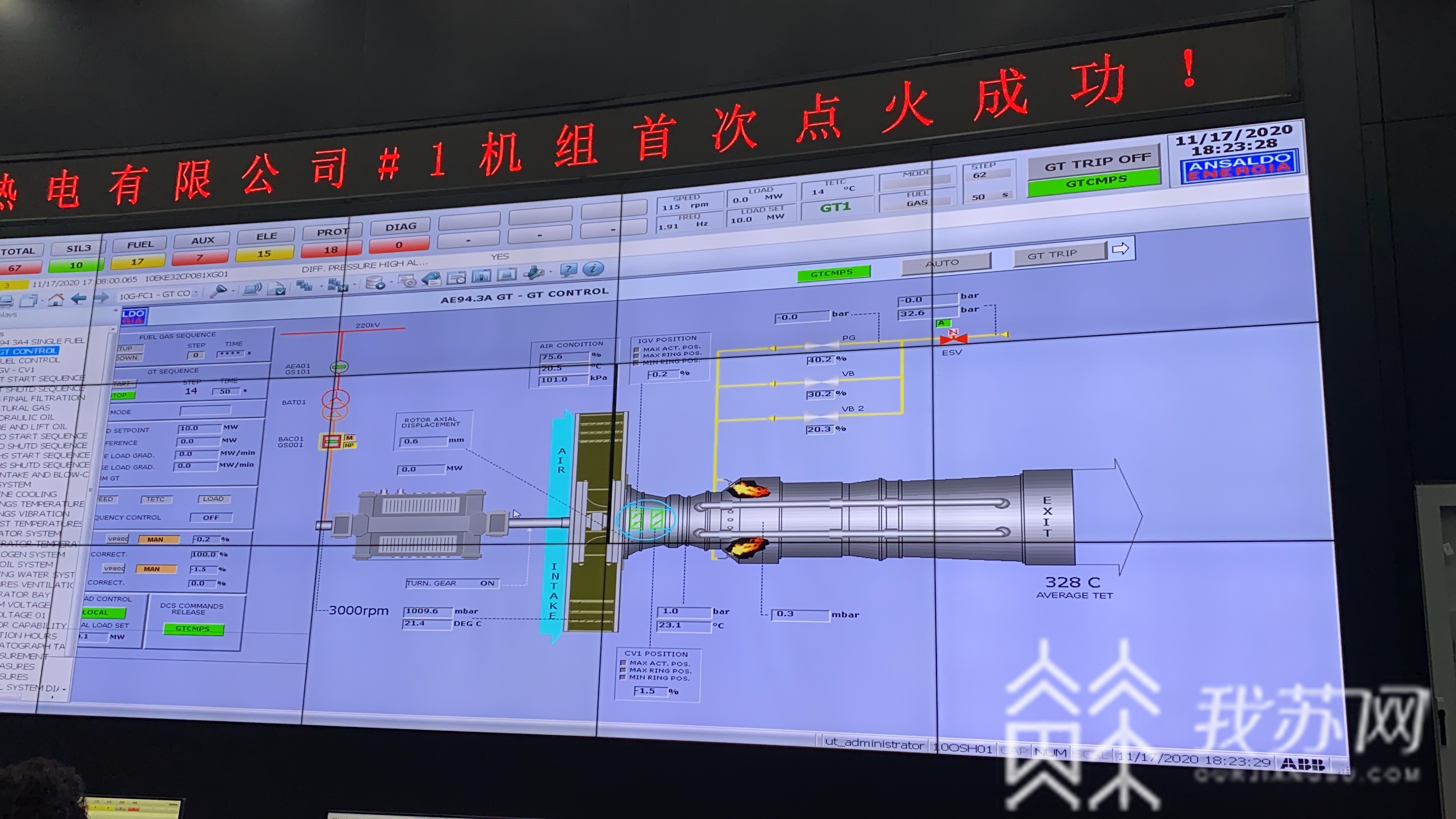 燃气机组■江苏单机容量最大燃气机组点火成功!