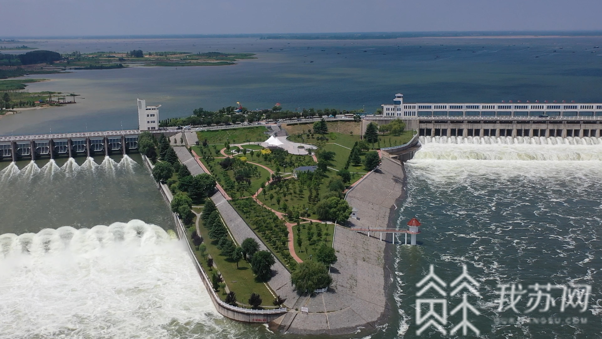 「洪水」“洪水走廊”连云港排洪总量达128亿立方米 今年6月份至今