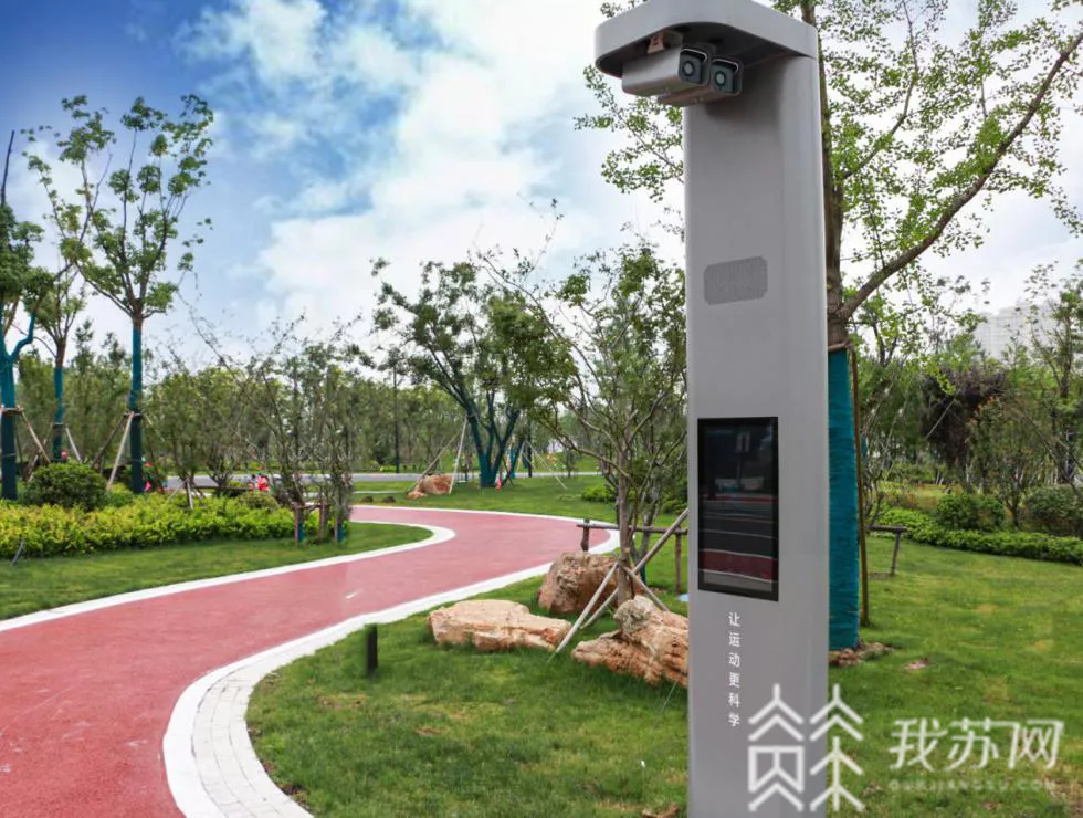 智慧■江苏首条AI智慧健身步道亮相盐城南海公园