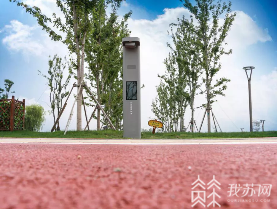 智慧■江苏首条AI智慧健身步道亮相盐城南海公园