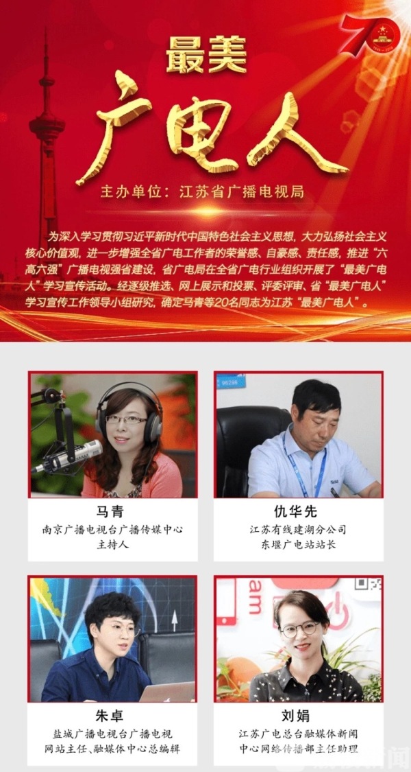 江苏“最美广电人” ：采访很“浪漫”、我们是“斜杠青年”