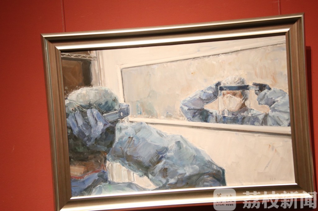 「」江苏省抗疫主题美术书法精品展开幕 240件书画作品致敬“英雄”