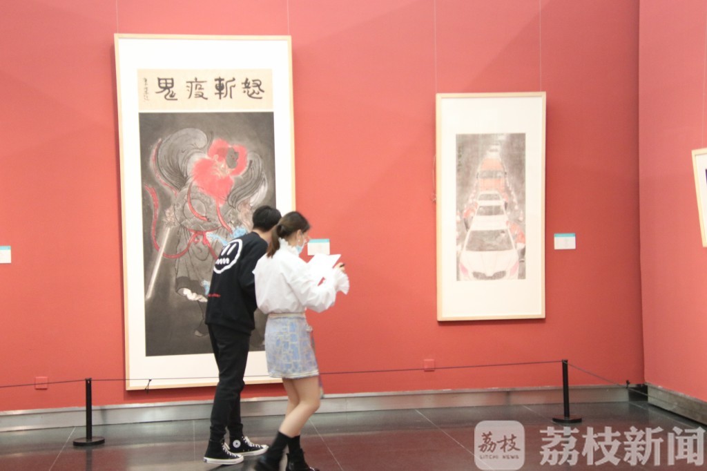 「」江苏省抗疫主题美术书法精品展开幕 240件书画作品致敬“英雄”