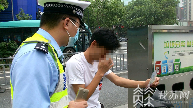 头盔■一周多少人因未戴头盔被罚？来看南京交警的数据