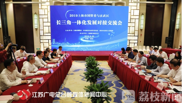 上海市国资委与玄武区长三角一体化发展对接交流会在玄武区成功举