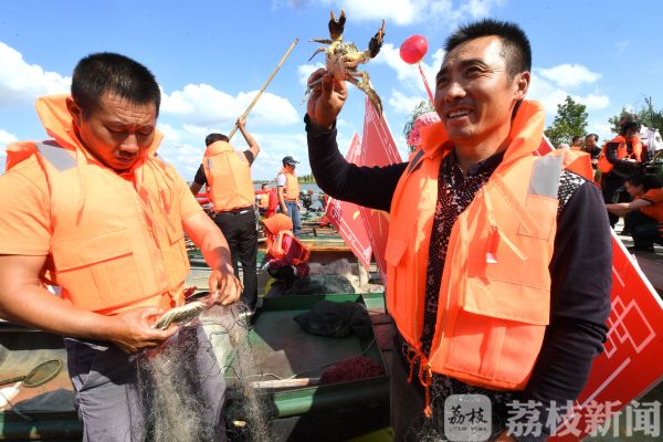 又到菊黄蟹肥时！大纵湖原生态养殖大闸蟹今日开捕