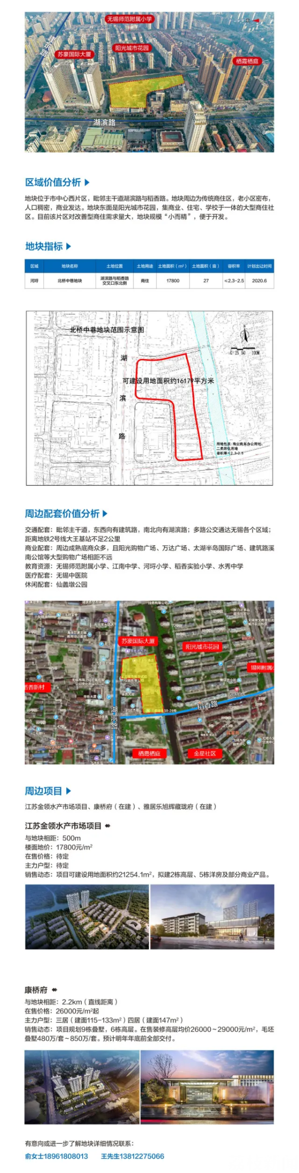 两手抓两手硬|云招商！无锡滨湖线上推介6块经营性地块