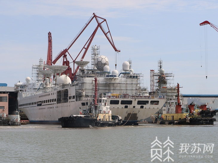 远望7号■顺利出坞!远望7号船迎来第二阶段修理改造