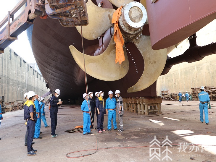 远望7号■顺利出坞!远望7号船迎来第二阶段修理改造