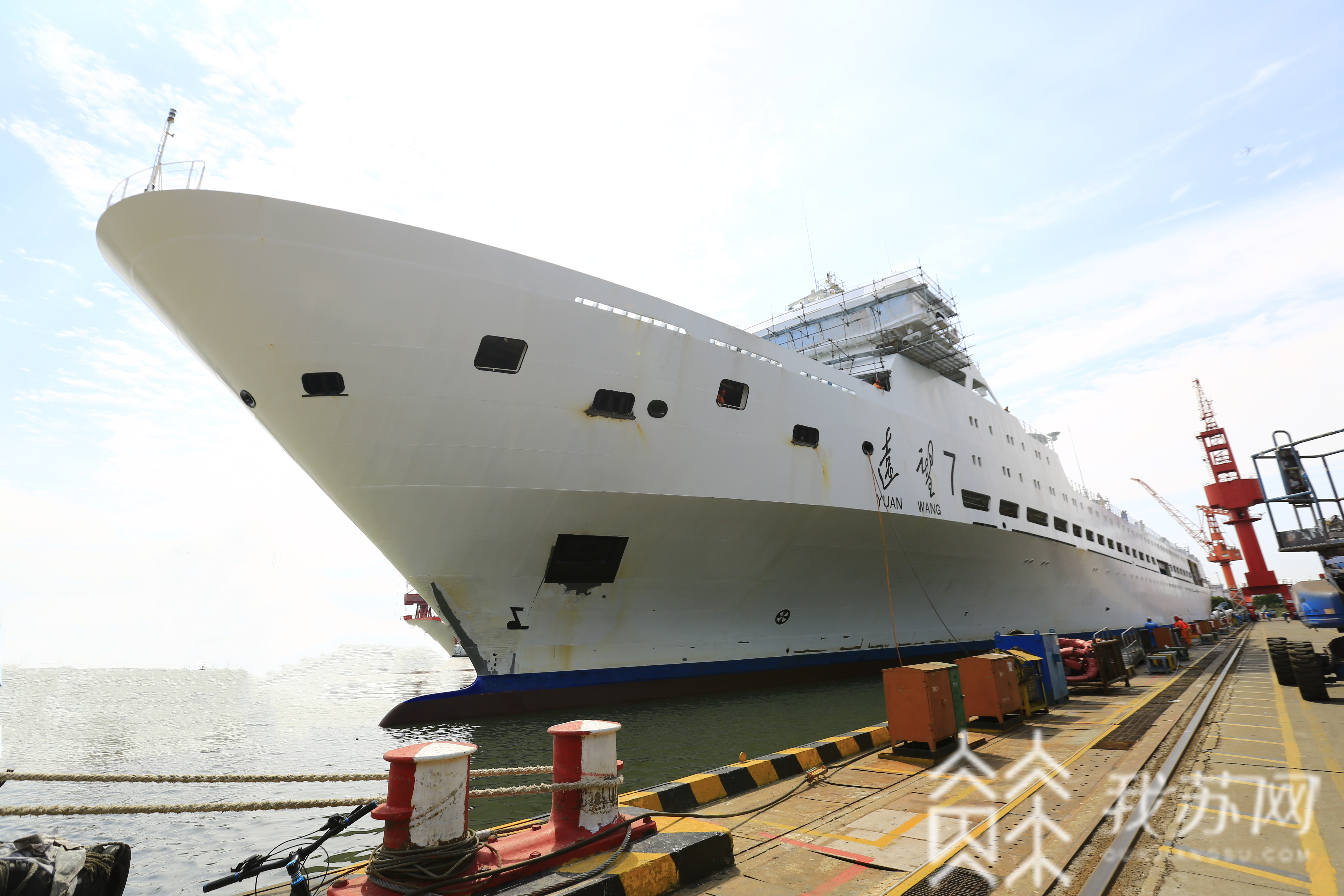 远望7号■顺利出坞!远望7号船迎来第二阶段修理改造