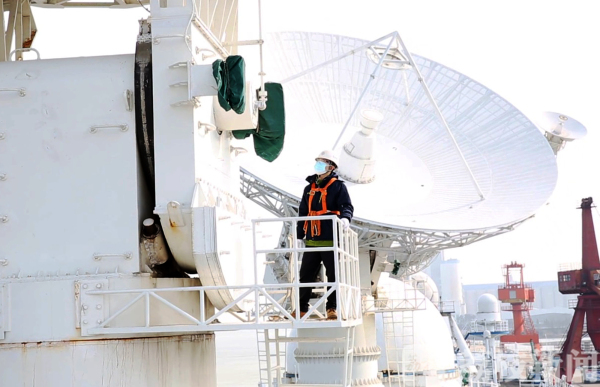 首赴大西洋！远望7号船执行卫星海上测控任务