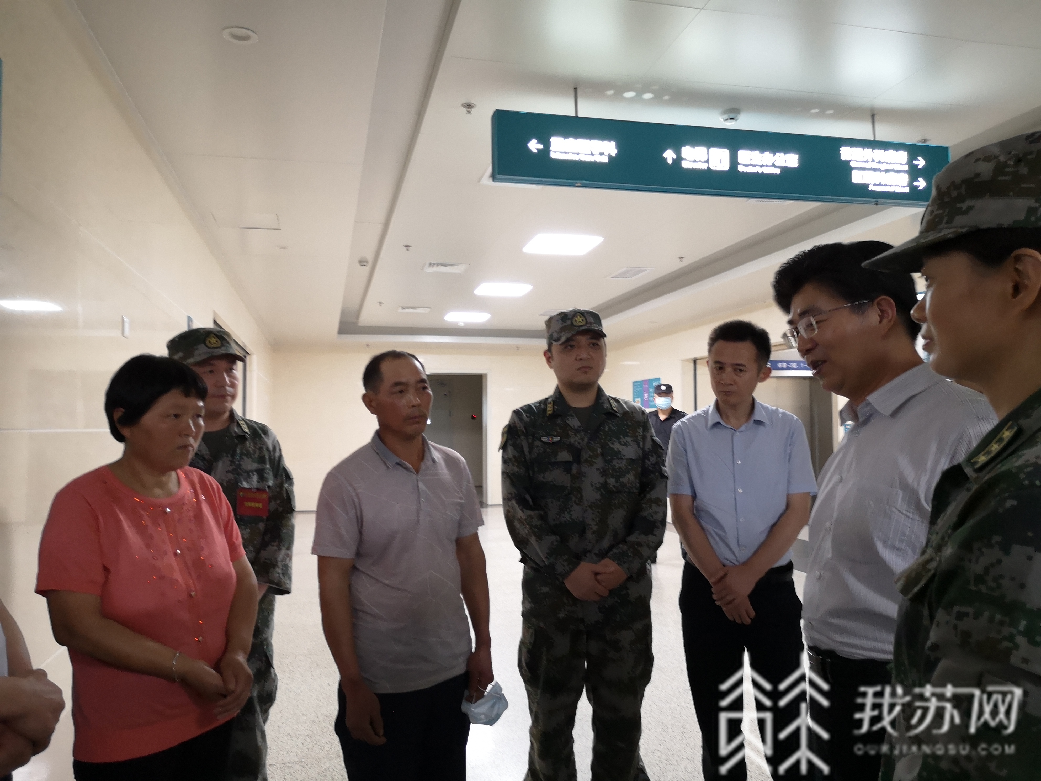 勇士■抗洪勇士冒小驰近况如何?江苏如皋军地共同探望他