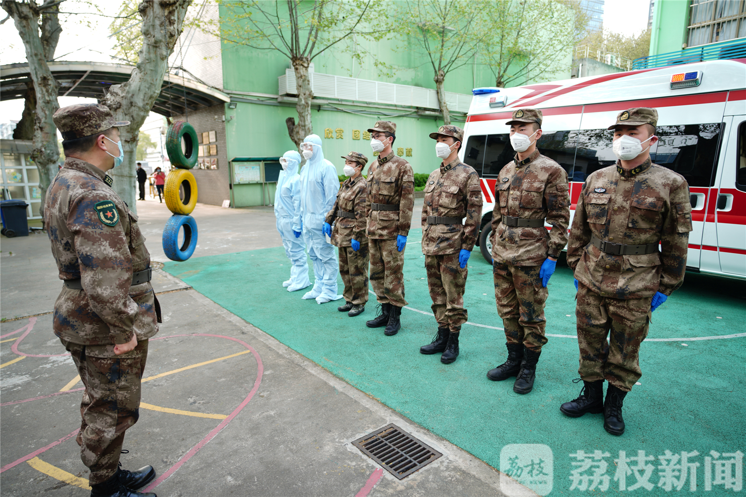 幼儿园■幼儿园开学准备好了吗？江苏省军区机关幼儿园组织疫情防控演练