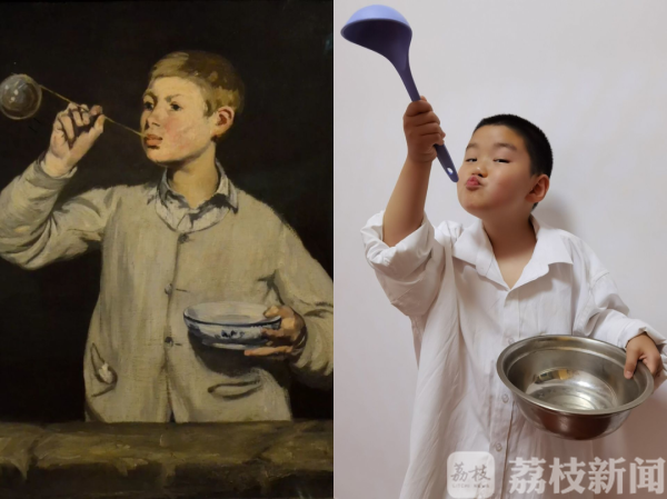 cosplay世界名画男孩,cosplay人物 《吹泡泡的男孩》