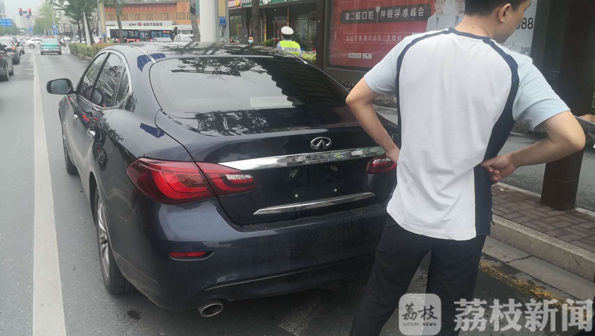 号牌■男子驾驶不挂号牌的车，还这样“诡辩”