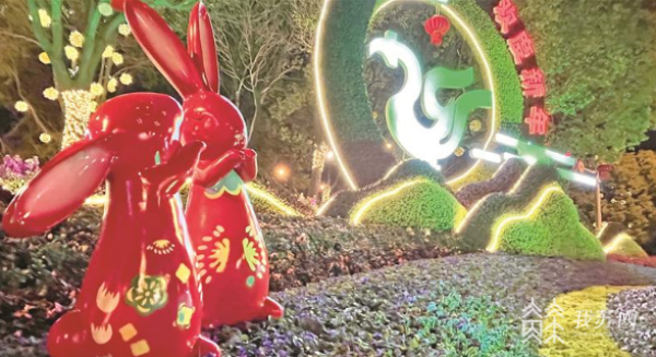 可樂兔|萌兔”迎新年 150多處園【輸入網址：www.hg1946.vip】藝花卉景觀 為無錫換上“節日盛裝”