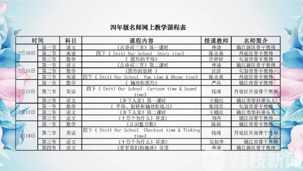 “课表”来了!镇江“智教育 云课堂”上线在即 幼儿园到高中全覆盖