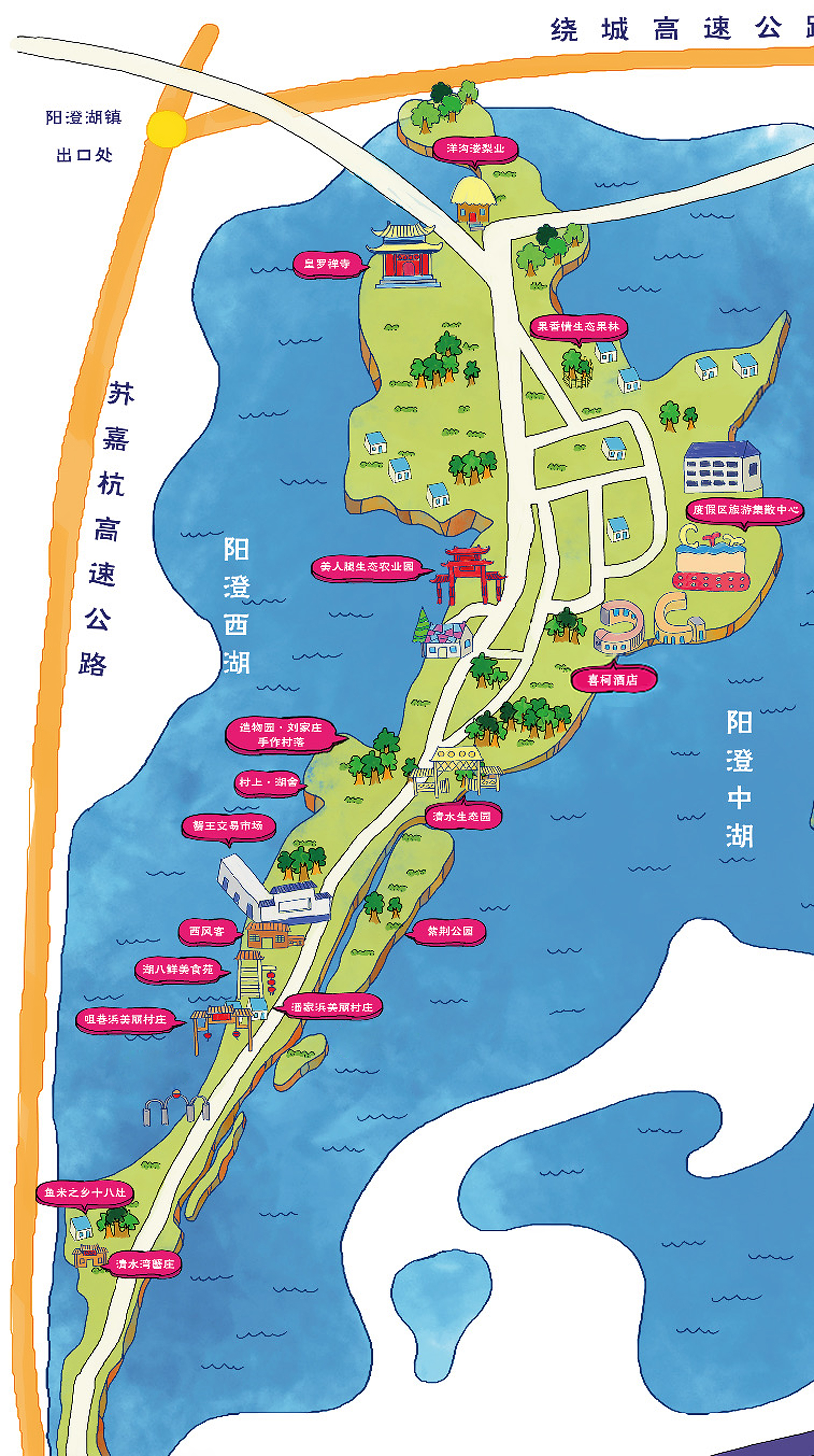 莲花岛 地图图片