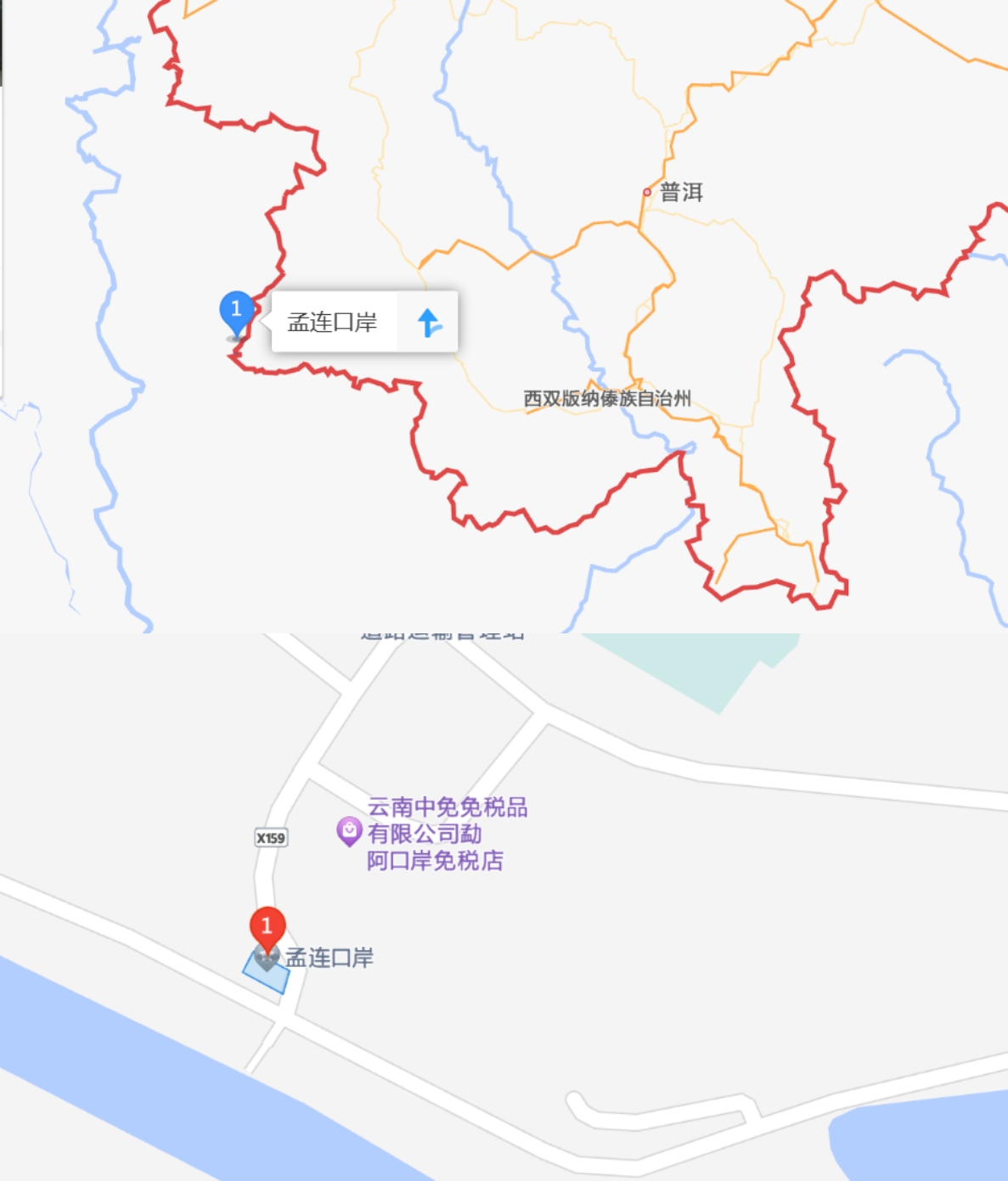 中缅边境口岸分布图片